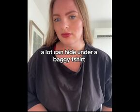 Curvy Aussie MILF lingerie reveal